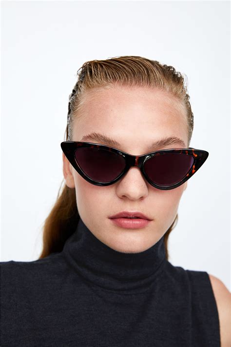 cat eye sunglasses zara